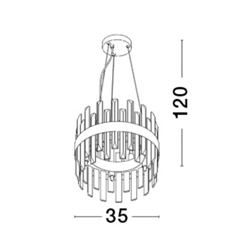 Pakabinamas šviestuvas CROWN 9695219